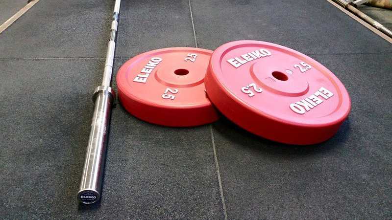 Eleiko Weightlifting Bar and Plates