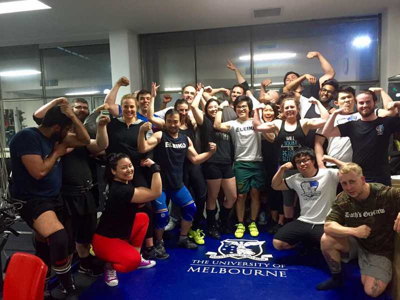 Melbourne University Weightlifting and Powerlifting Club Biceps